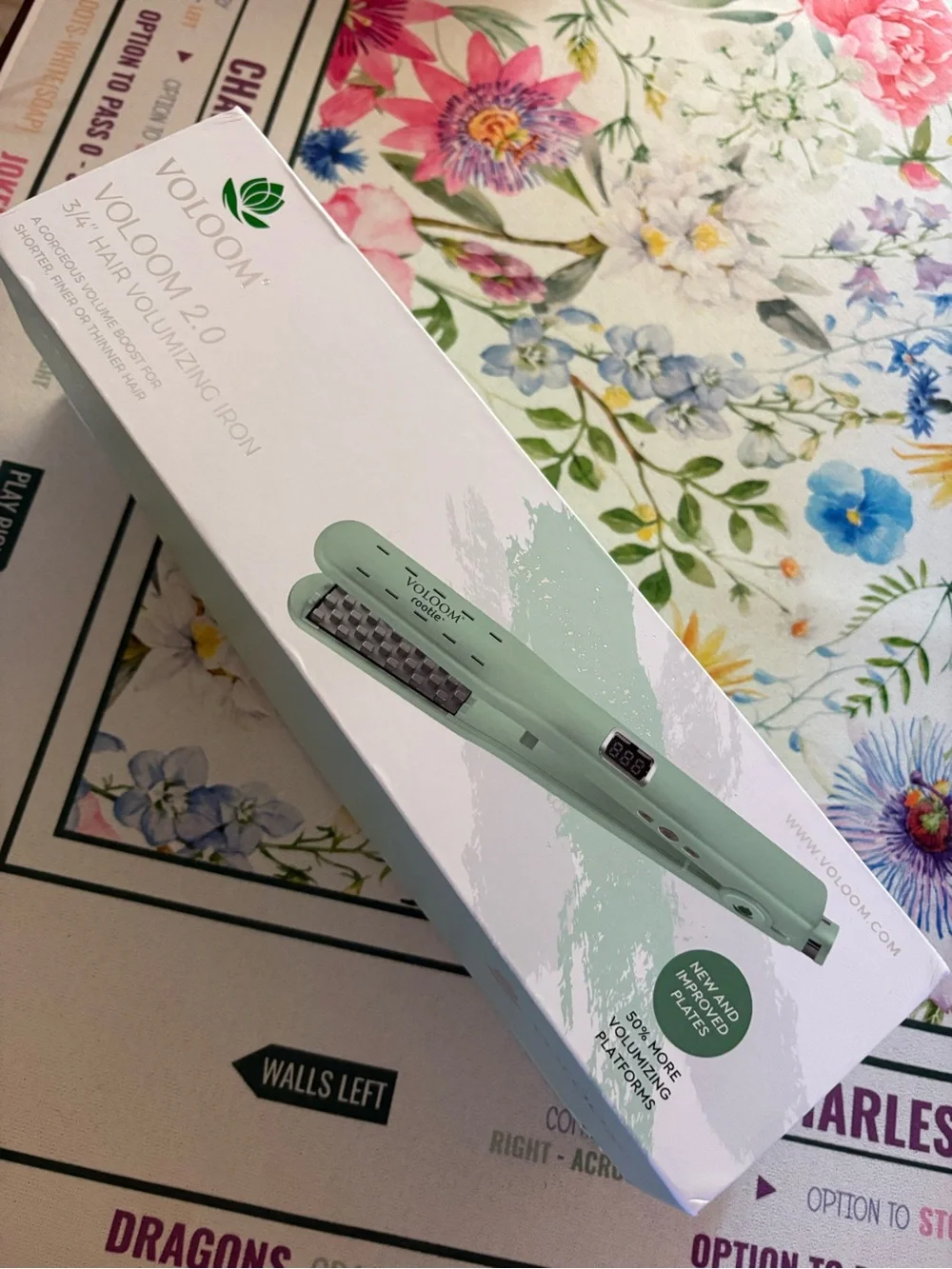 VOLUM 2.0 Hair Volumizing Iron by VOLOOM - Mint Green